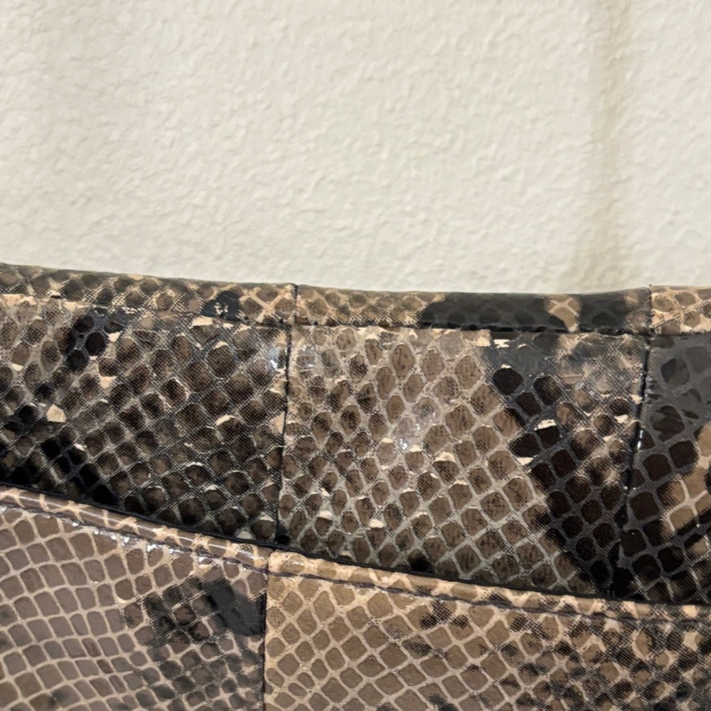 Coach soho python Brown and Black Snake Print Cro… - image 5